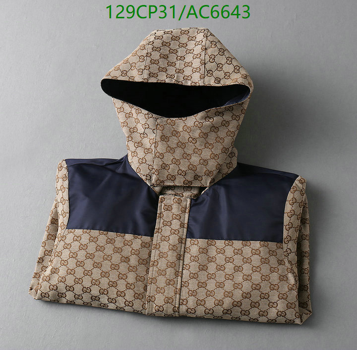 Gucci-Clothing Code: AC6643 $:129USD