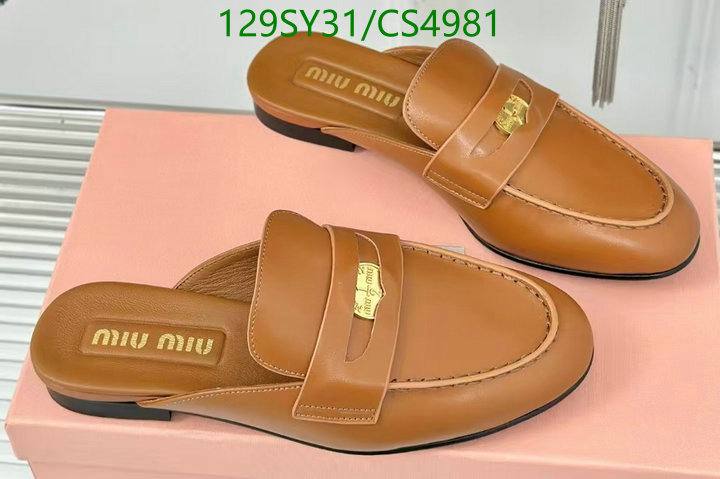 Miu Miu-Women Shoes Code: CS4981 $: 129USD