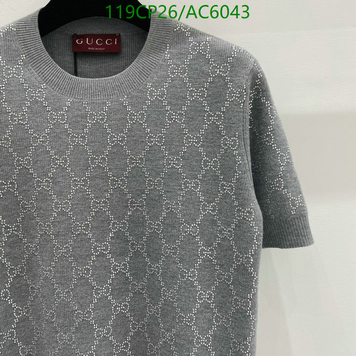 Gucci-Clothing Code: AC6043 $: 119USD