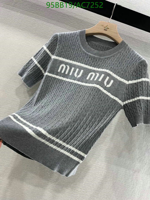 MIUMIU-Clothing Code: AC7252 $: 95USD