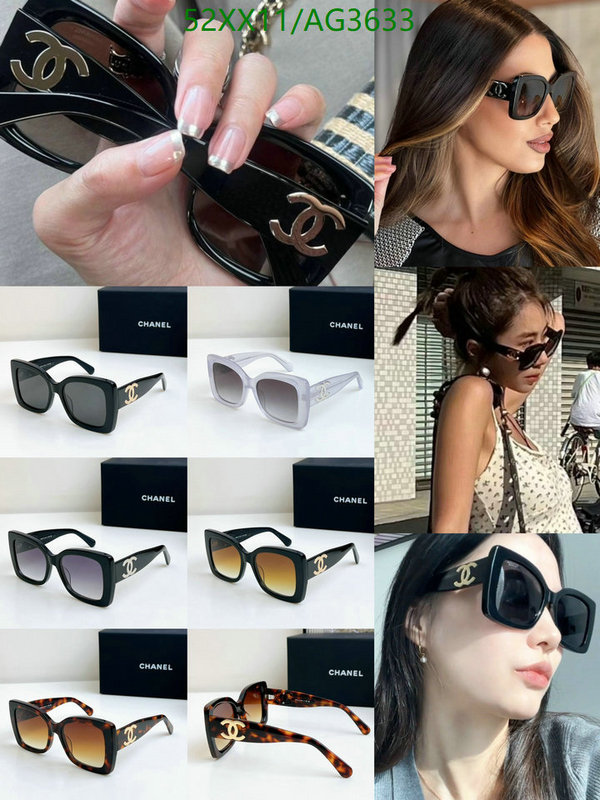 Chanel-Glasses Code: AG3633 $: 52USD