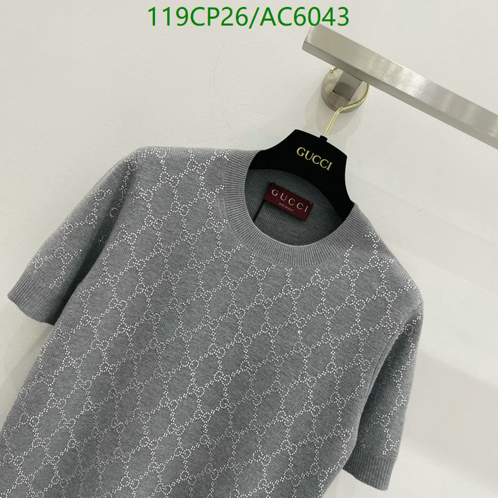 Gucci-Clothing Code: AC6043 $: 119USD