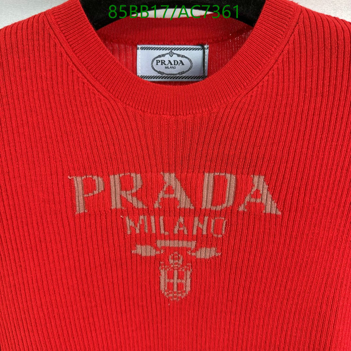 Prada-Clothing Code: AC7361 $: 85USD