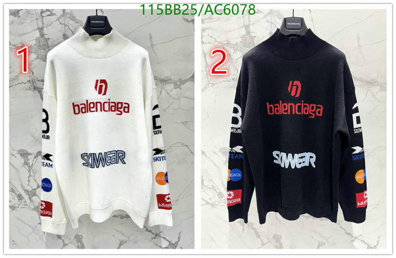 Balenciaga-Clothing Code: AC6078 $: 115USD