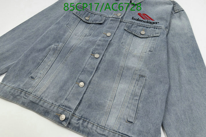 Balenciaga-Clothing Code: AC6728 $: 85USD