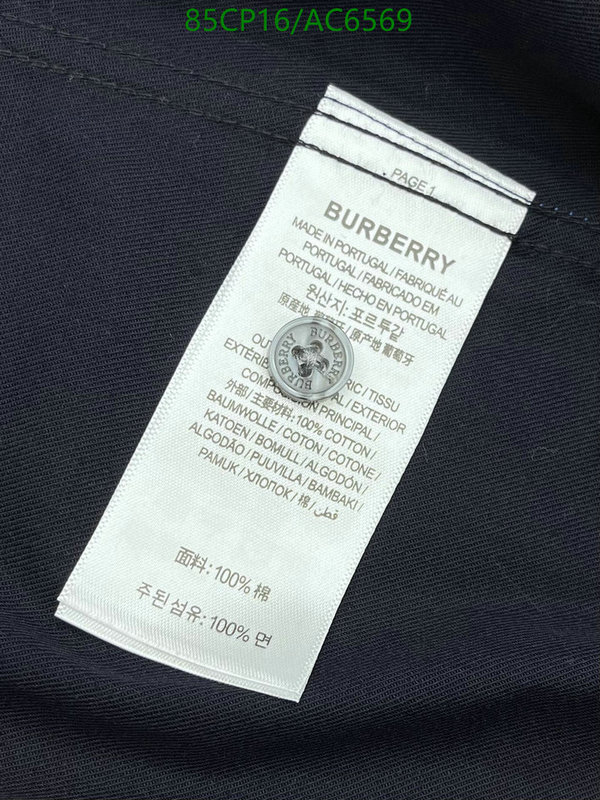 Burberry-Clothing Code: AC6569 $:85USD