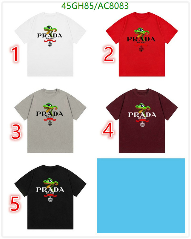 Prada-Clothing Code: AC8083 $: 45USD