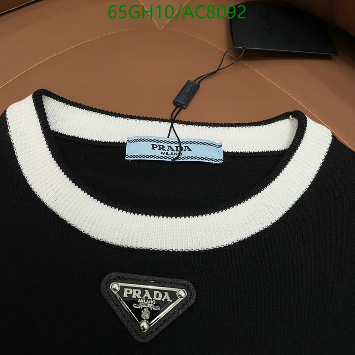 Prada-Clothing Code: AC8092 $: 65USD