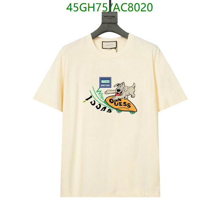 Gucci-Clothing Code: AC8020 $: 45USD