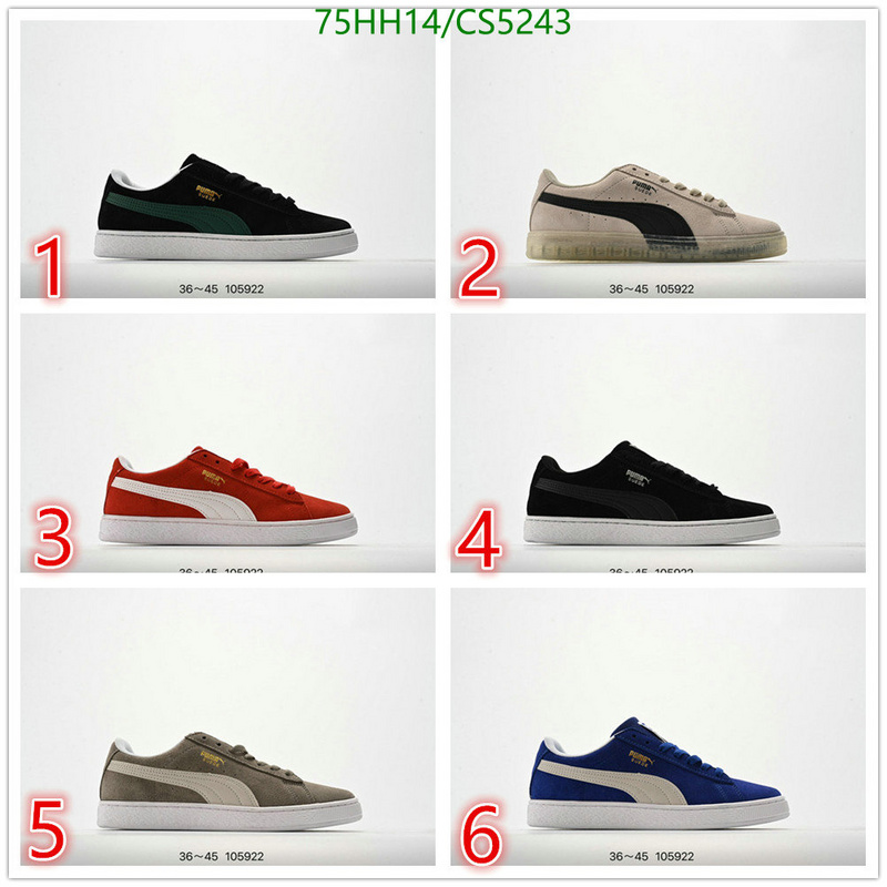 PUMA-Men shoes Code: CS5243 $: 75USD