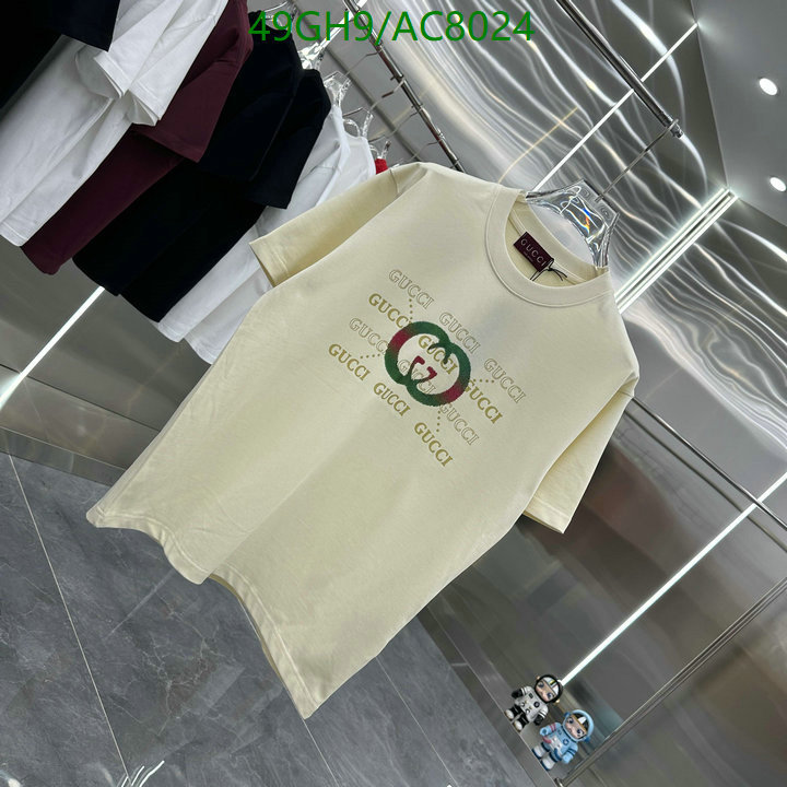 Gucci-Clothing Code: AC8024 $: 49USD