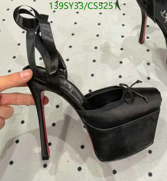 Christian Louboutin-Women Shoes Code: CS5251 $: 139USD