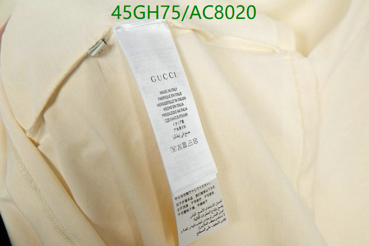 Gucci-Clothing Code: AC8020 $: 45USD