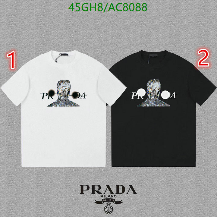 Prada-Clothing Code: AC8088 $: 45USD