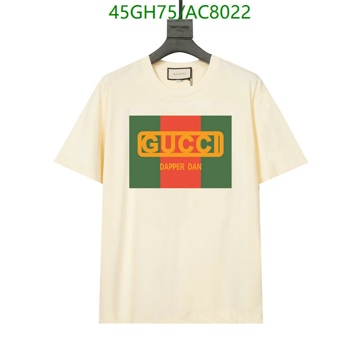 Gucci-Clothing Code: AC8022 $: 45USD