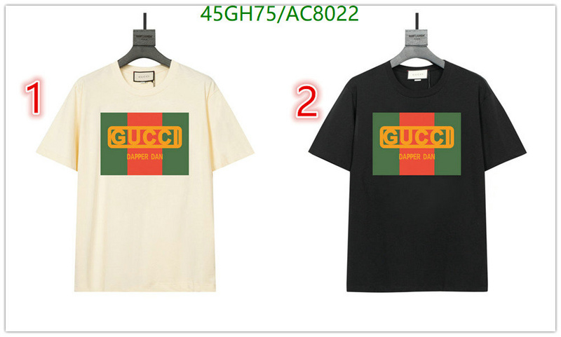 Gucci-Clothing Code: AC8022 $: 45USD