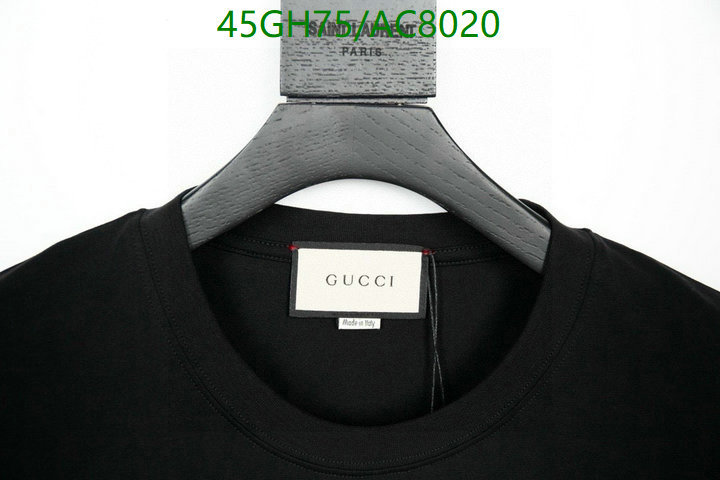 Gucci-Clothing Code: AC8020 $: 45USD