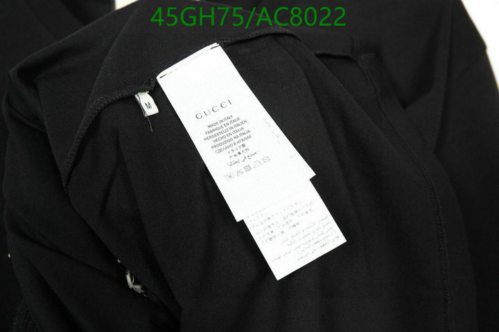 Gucci-Clothing Code: AC8022 $: 45USD