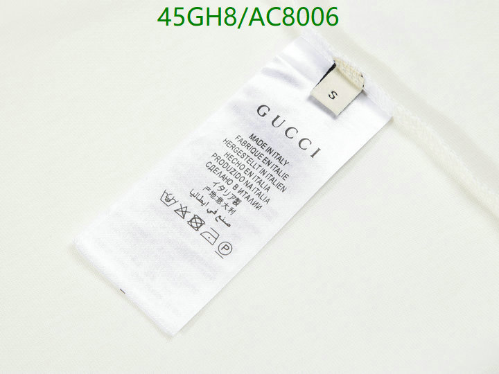 Gucci-Clothing Code: AC8006 $: 45USD