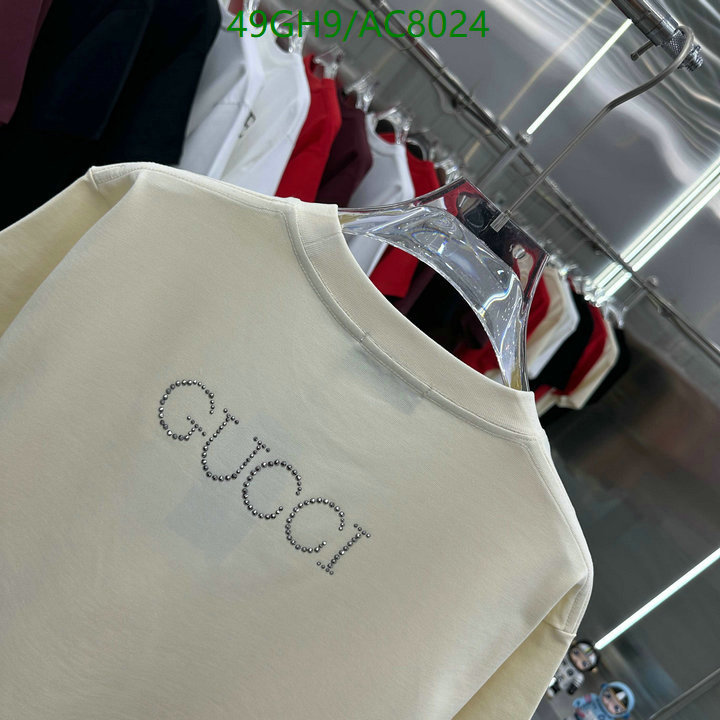 Gucci-Clothing Code: AC8024 $: 49USD