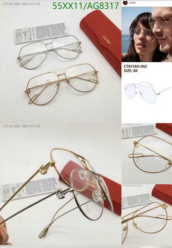 Cartier-Glasses Code: AG8317 $: 55USD