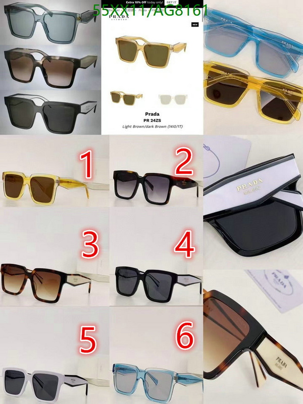 Prada-Glasses Code: AG8161 $: 55USD