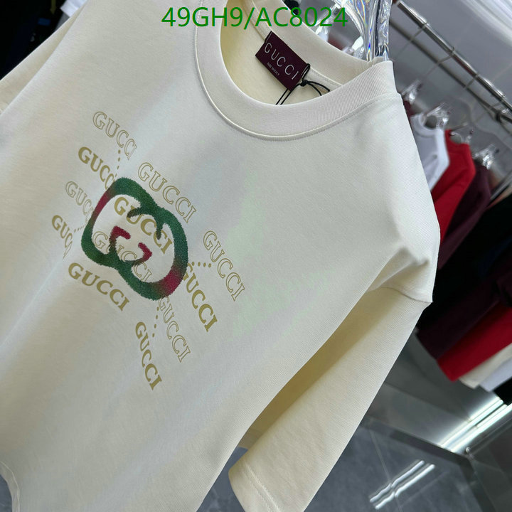 Gucci-Clothing Code: AC8024 $: 49USD