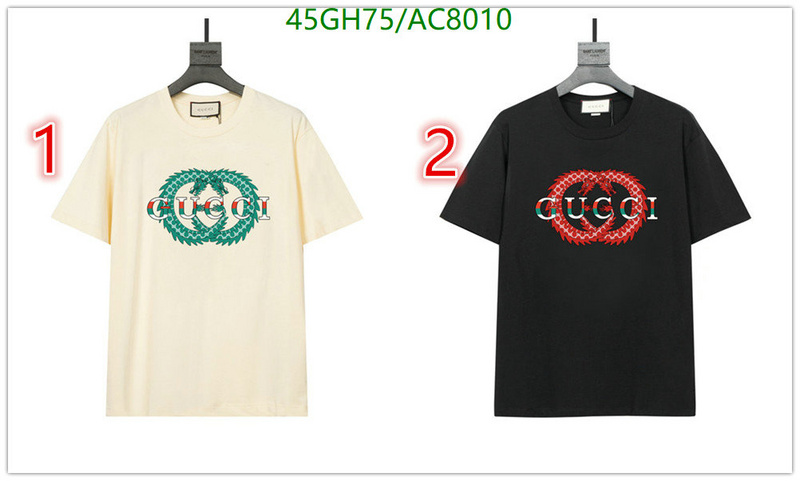 Gucci-Clothing Code: AC8010 $: 45USD