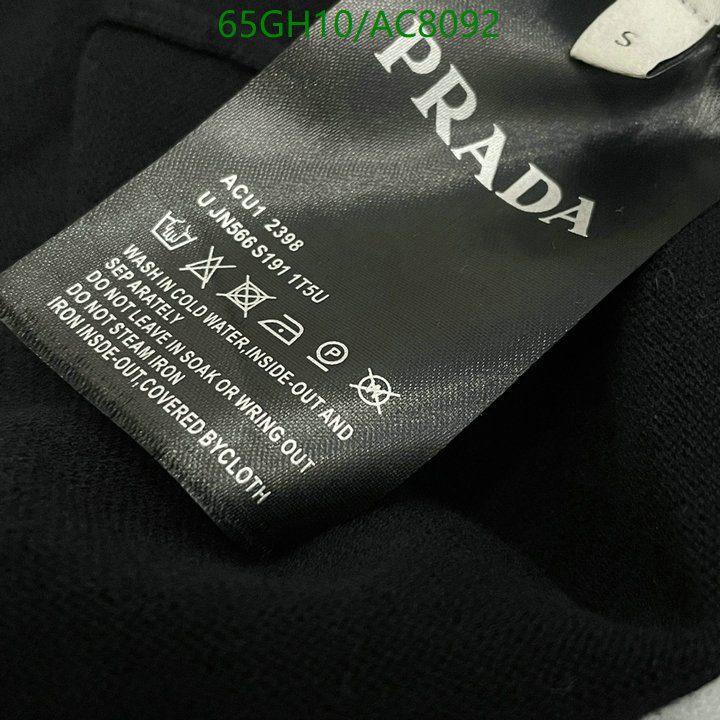 Prada-Clothing Code: AC8092 $: 65USD