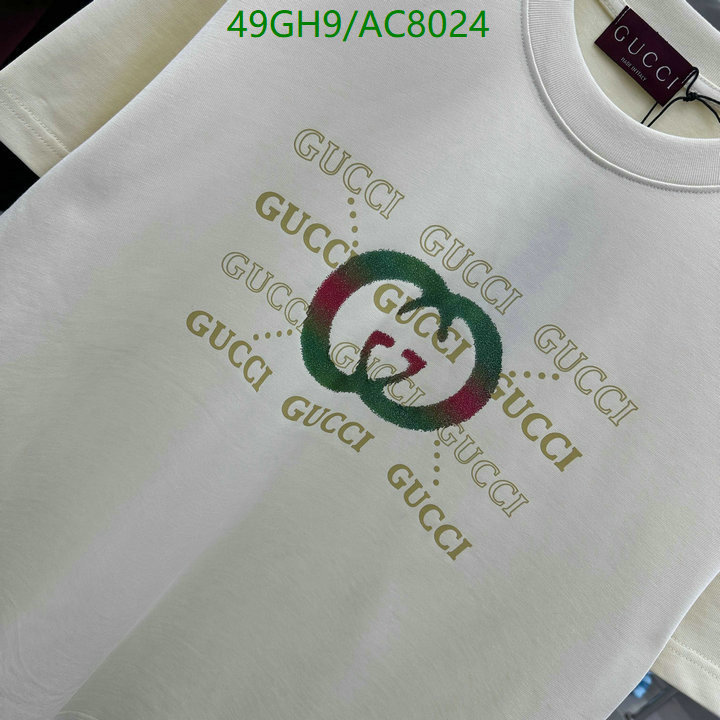 Gucci-Clothing Code: AC8024 $: 49USD