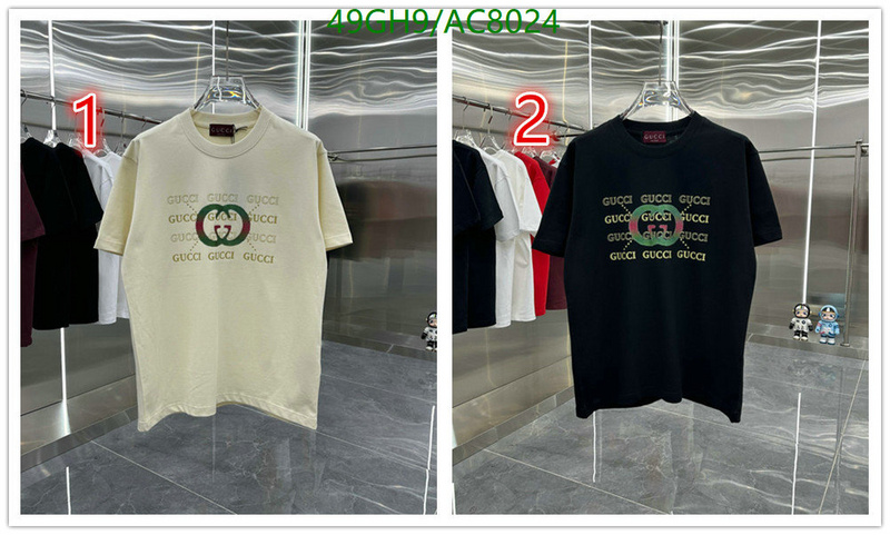 Gucci-Clothing Code: AC8024 $: 49USD