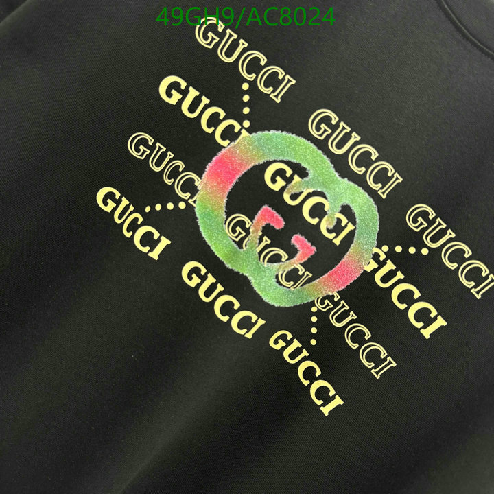Gucci-Clothing Code: AC8024 $: 49USD