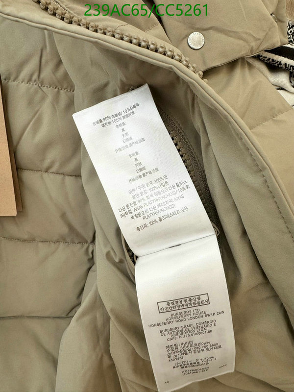 Burberry-Down jacket Women Code: CC5261 $: 239USD