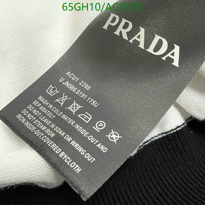 Prada-Clothing Code: AC8092 $: 65USD