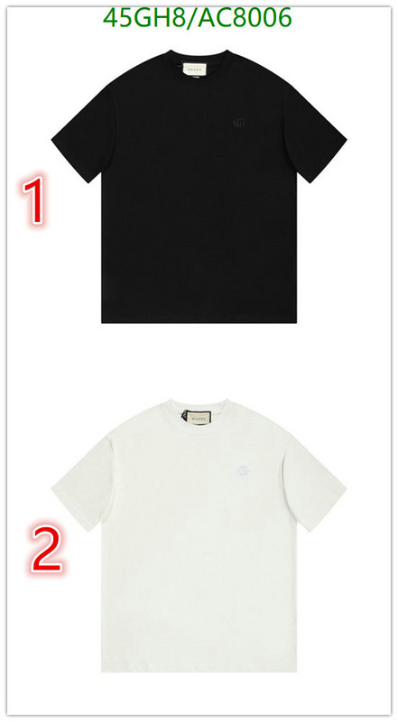 Gucci-Clothing Code: AC8006 $: 45USD