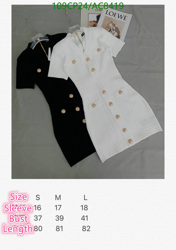 Balmain-Clothing Code: AC8419 $: 109USD