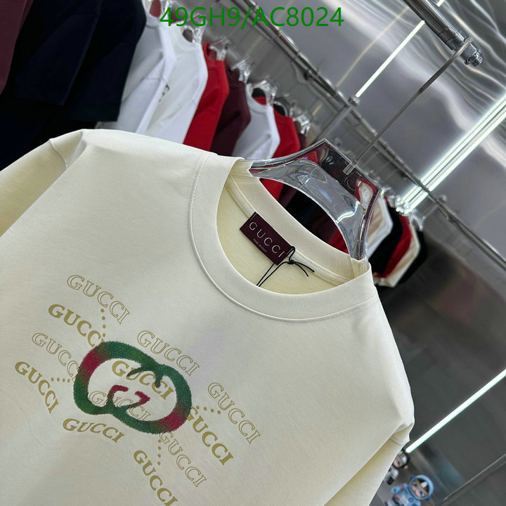 Gucci-Clothing Code: AC8024 $: 49USD
