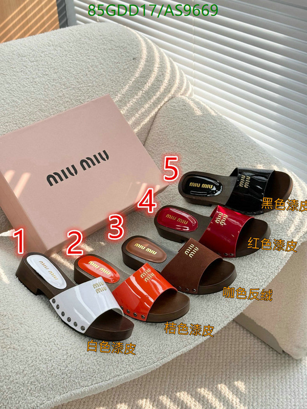 Miu Miu-Women Shoes Code: AS9669 $: 85USD