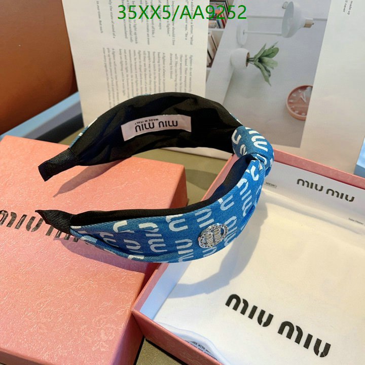 MIU MIU-Headband Code: AA9252 $: 35USD