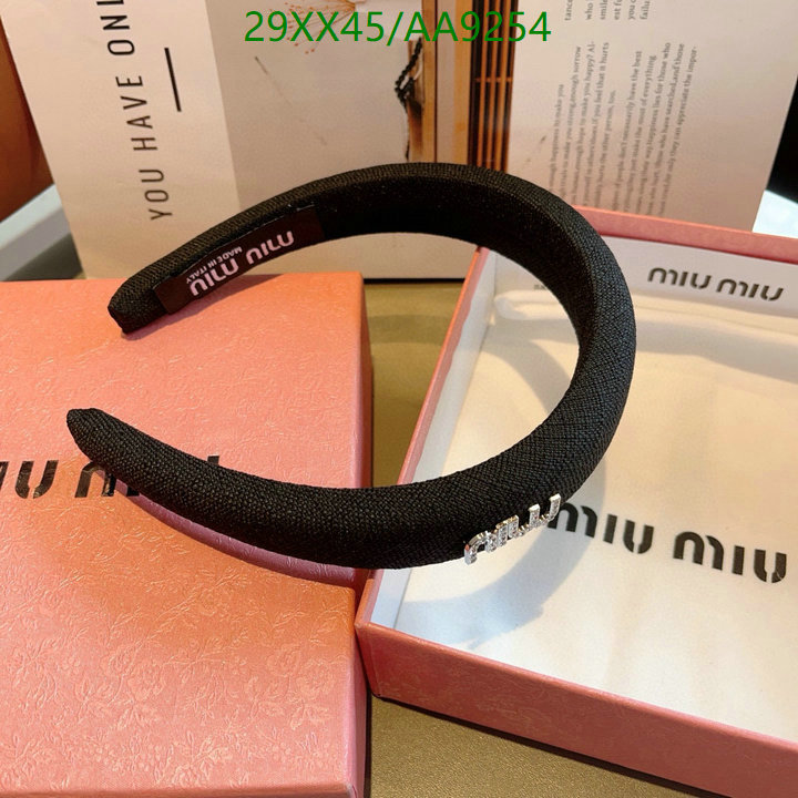 MIU MIU-Headband Code: AA9254 $: 29USD