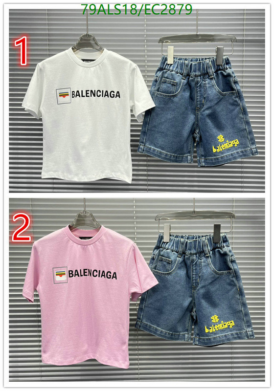 Balenciaga-Kids Clothing Code: EC2879 $: 79USD