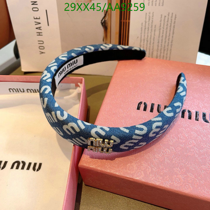 MIU MIU-Headband Code: AA9259 $: 29USD