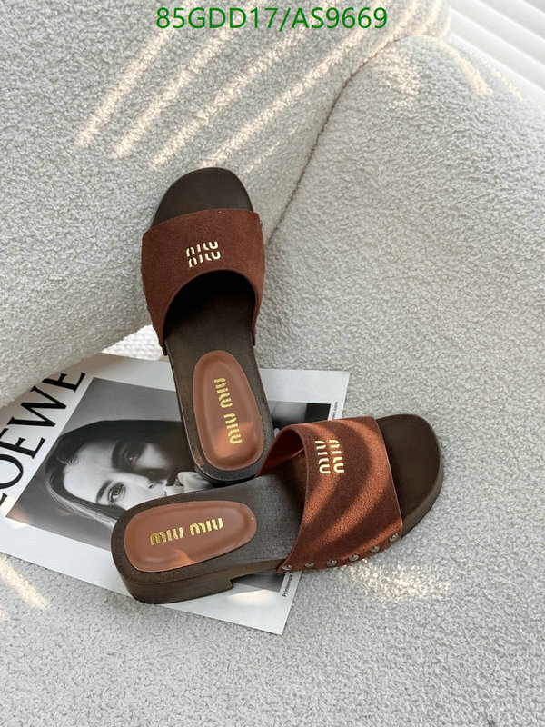 Miu Miu-Women Shoes Code: AS9669 $: 85USD