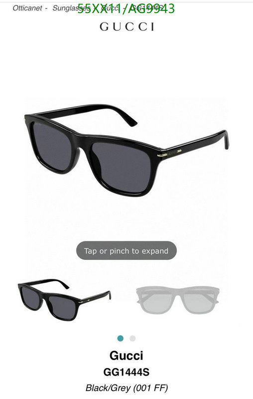 Gucci-Glasses Code: AG9943 $: 55USD