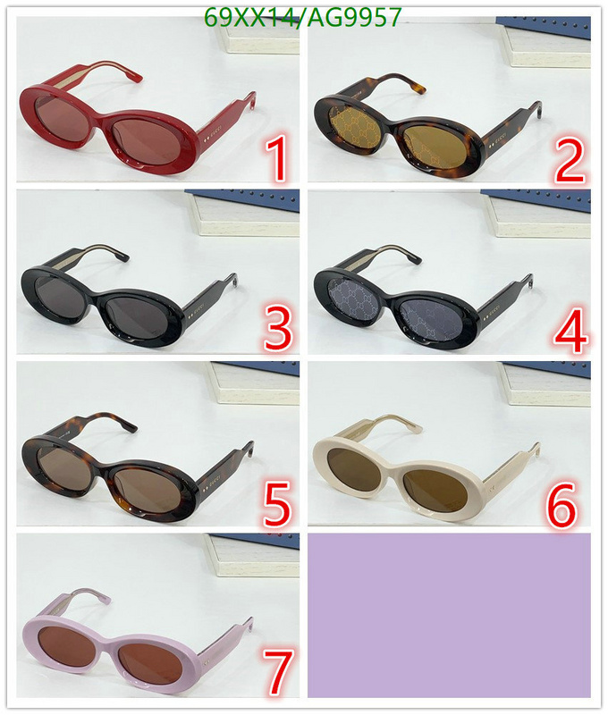 Gucci-Glasses Code: AG9957 $: 69USD