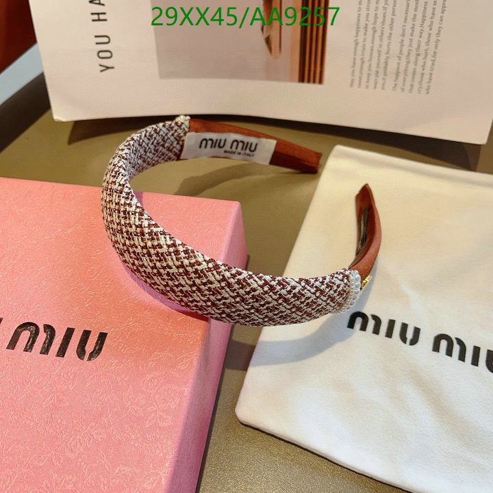 MIU MIU-Headband Code: AA9257 $: 29USD