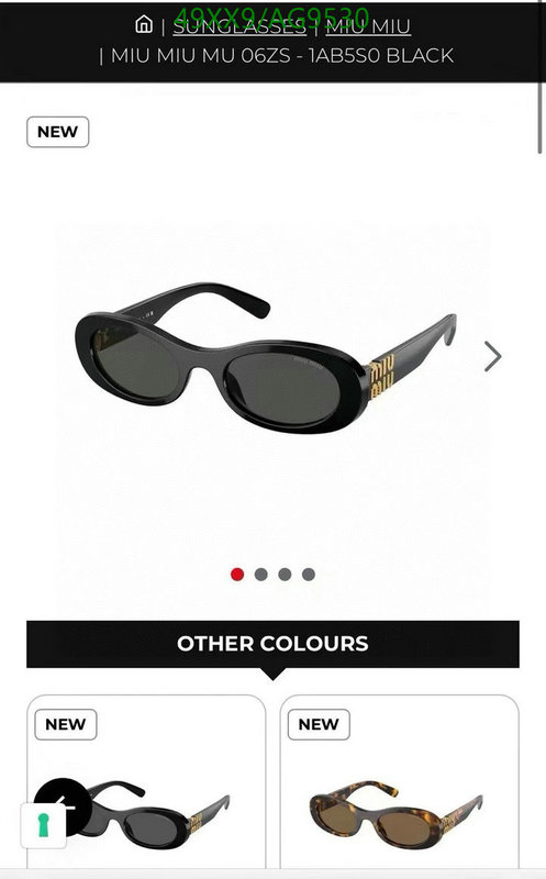 MiuMiu-Glasses Code: AG9530 $: 49USD