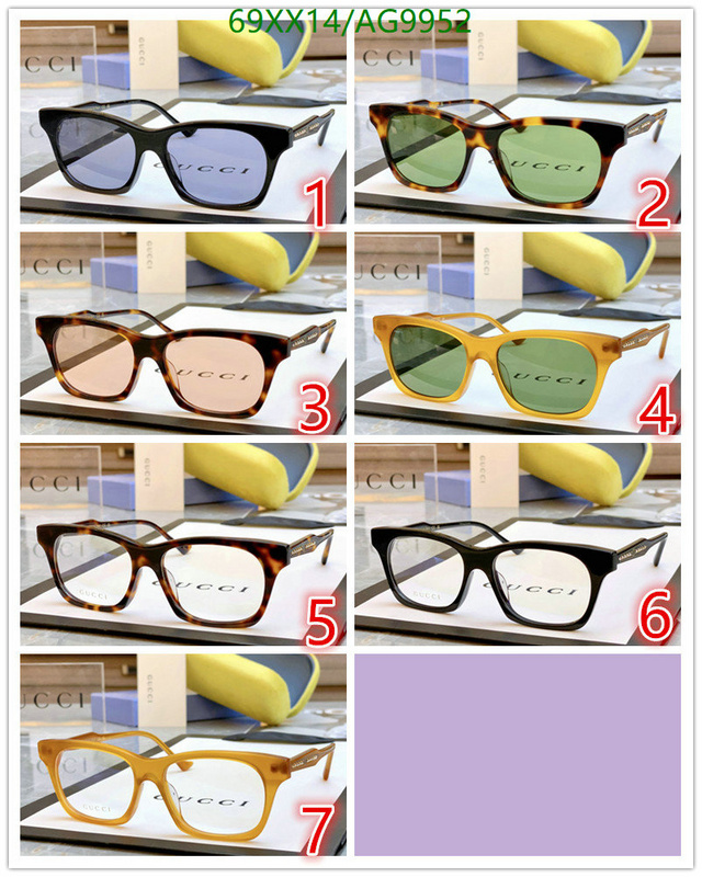 Gucci-Glasses Code: AG9952 $: 69USD