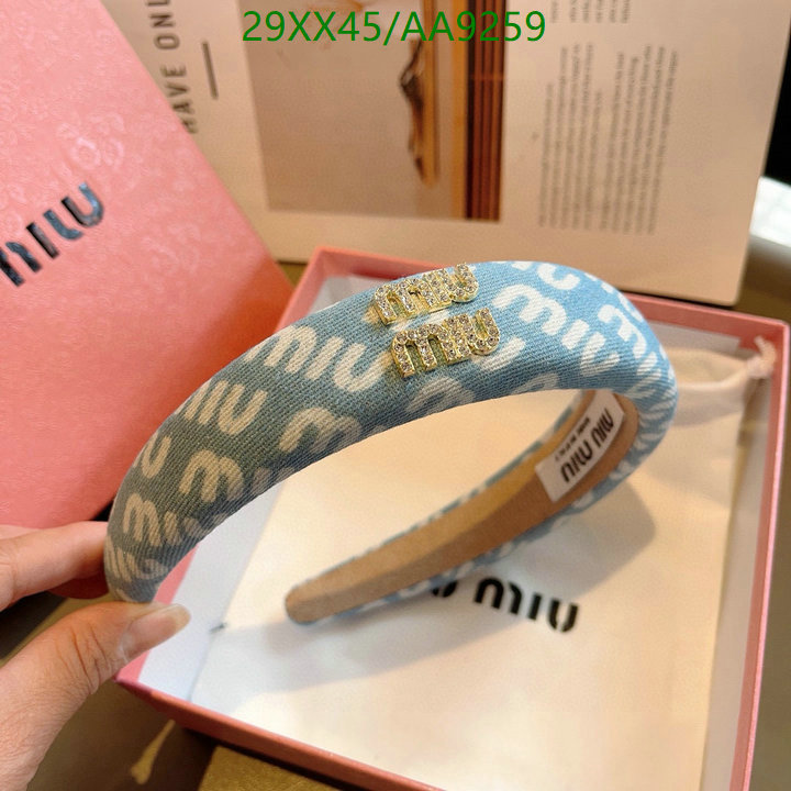 MIU MIU-Headband Code: AA9259 $: 29USD