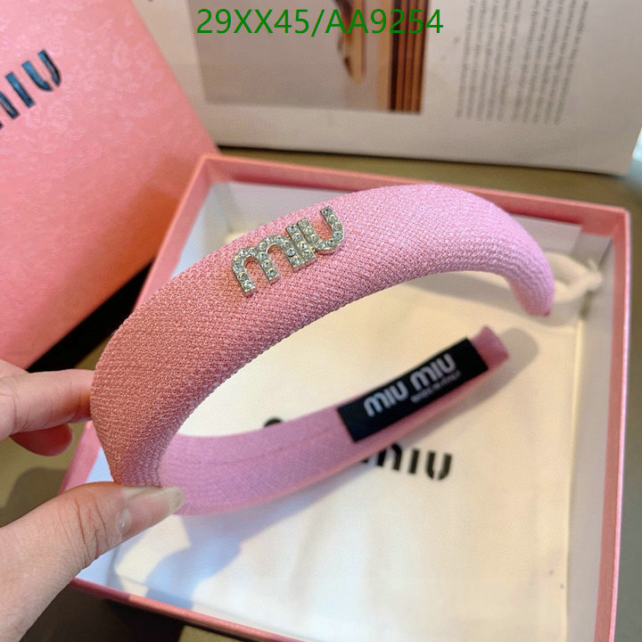 MIU MIU-Headband Code: AA9254 $: 29USD